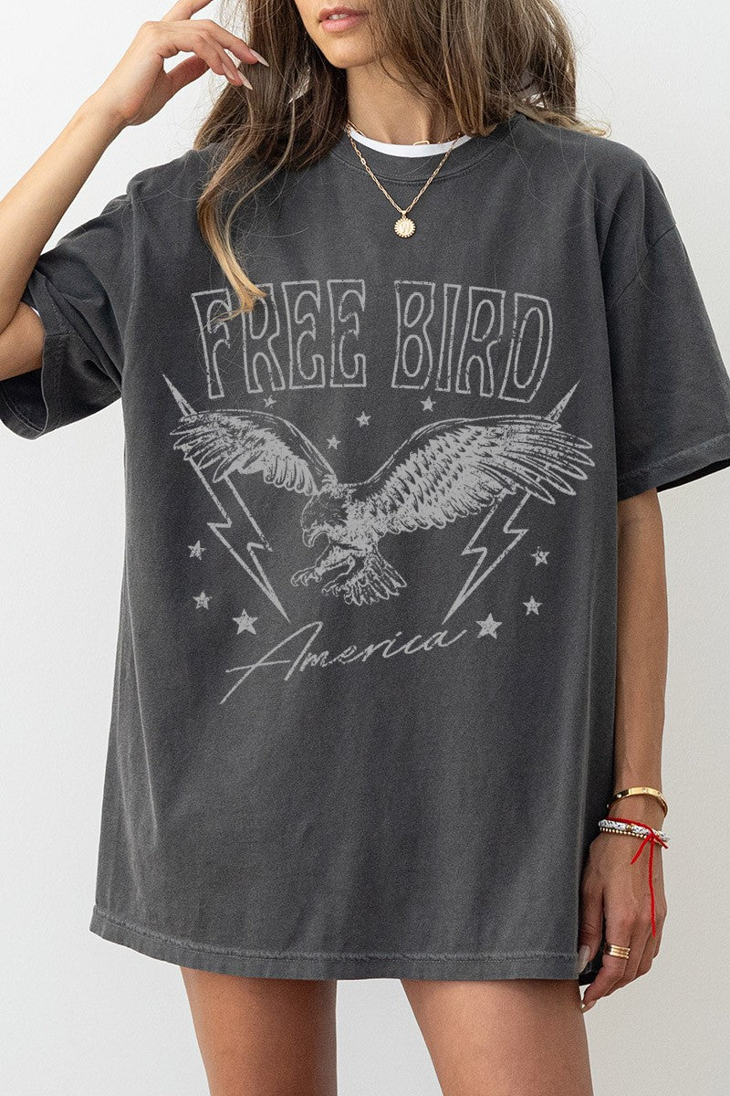 Free Bird America Comfort Colors Tee